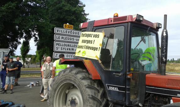 Syndical : blocages dans le Maine-et-Loire