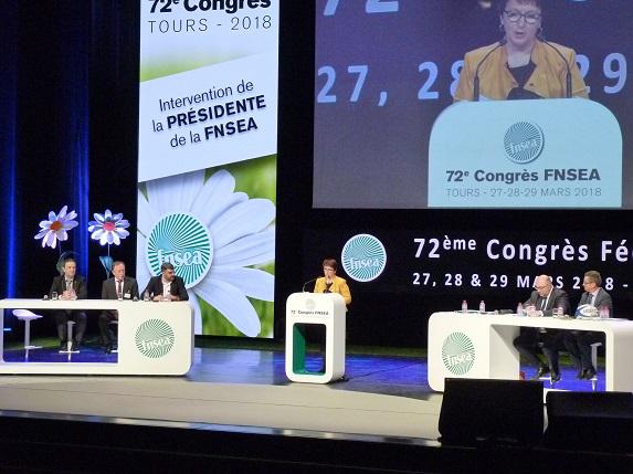 Congrès de la FNSEA : Stéphane Travert manque d'arguments faute de budget